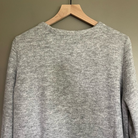 Stitches & Stripes Elaine Open Cardigan Size Large Grey Cream Pink Long Sweater‎ - Picture 14 of 16